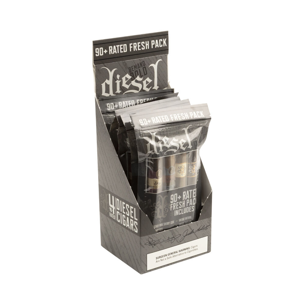 Diesel 90+ Rated 4-Pack Sampler, , jrcigars